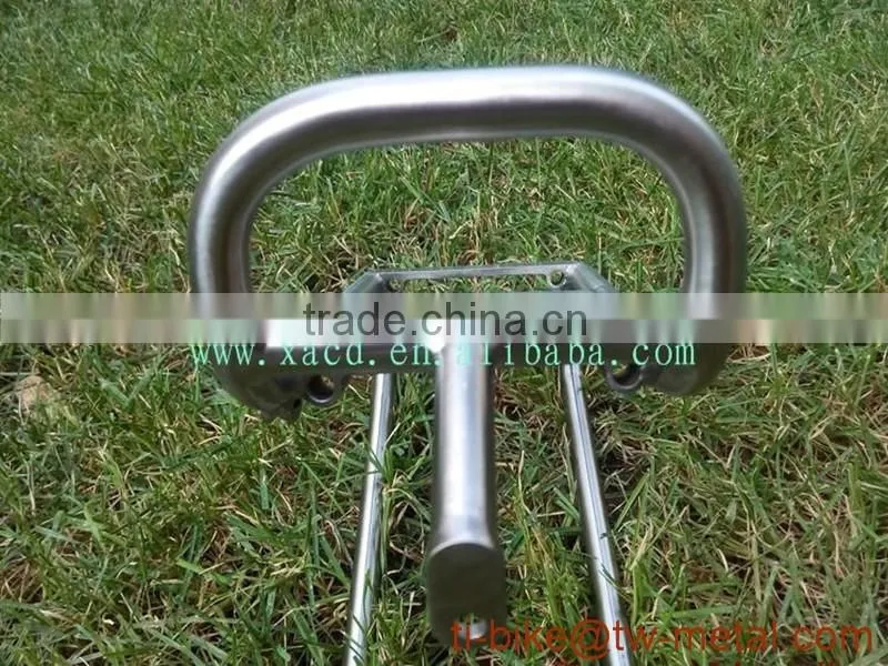 Super light titanium bicycle front rack customized ti luggage carrier & bag holder cheap ti bike front rack made in china