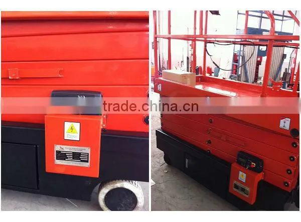 6.0m Whole-electromotion Scissor-type Aloft lifting platform.