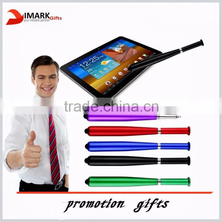 Mini touch pen with rope/mini stylus pen with string