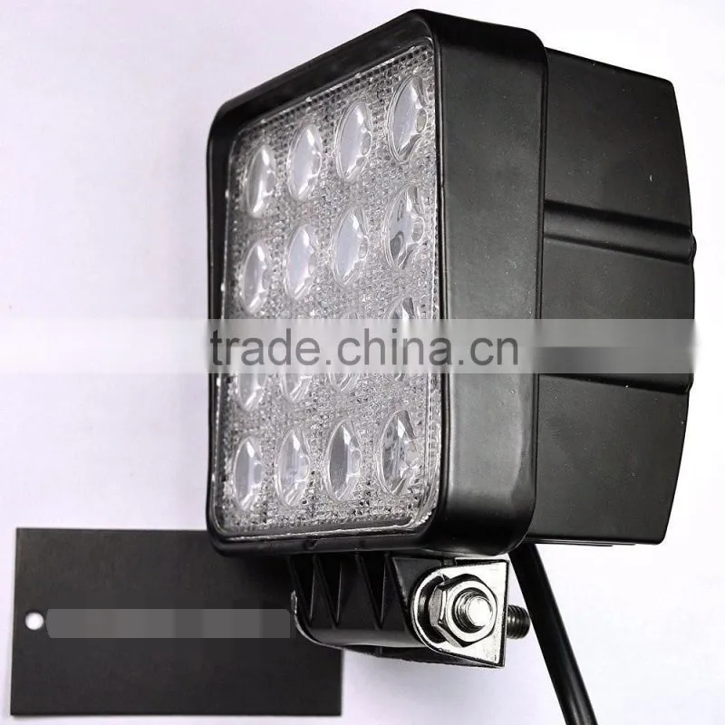 High power auto truck led light led flood light outdoor 48W led work light
