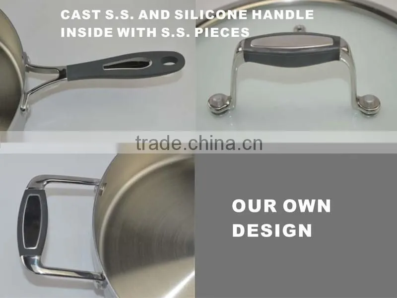 Stainless Steel Capsule Bottom Cookware/ Stainless Steel Casserole