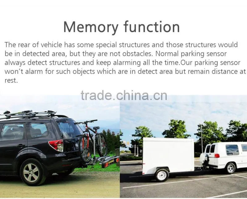 Digital Number Display Car Parking Sensor, Step-up Buzzer Alarm, Obstacle Indication