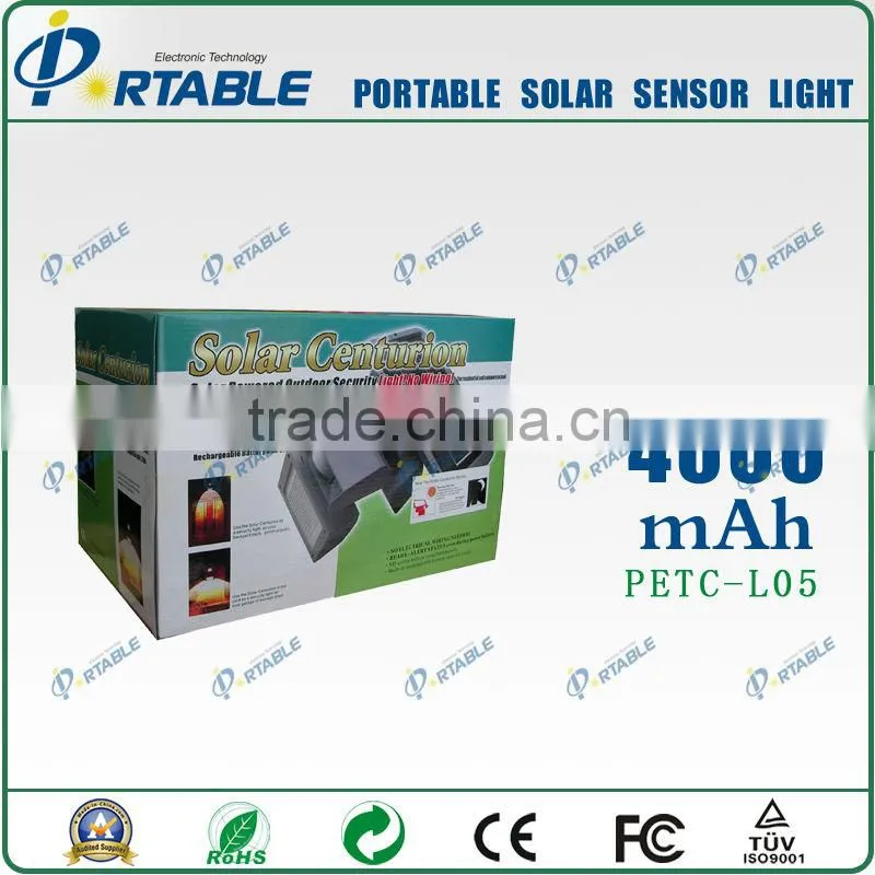 portable solar led light hot selling solar infrared motion sensor light
