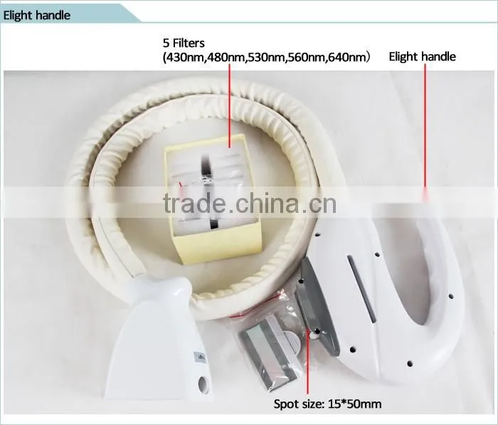 high quality ce passed multifunction beauty machine Elight+SHR+nd yag laser for hair/ tattoo removal