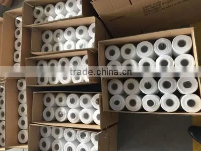 white plastic T-shirt bag on roll