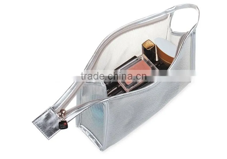 2015 hot sale promotional mesh fabric cometic case