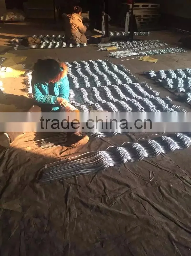 galvanized Tomato Spiral Wire Total length 1.7M/ rough surface tomato shelves/ smooth surface garden support wire