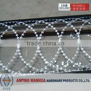 Anping Wanhua hot dipped galvanized concertina razor barbed wire price