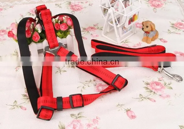 Durable wholesale pet dog leash and harness
