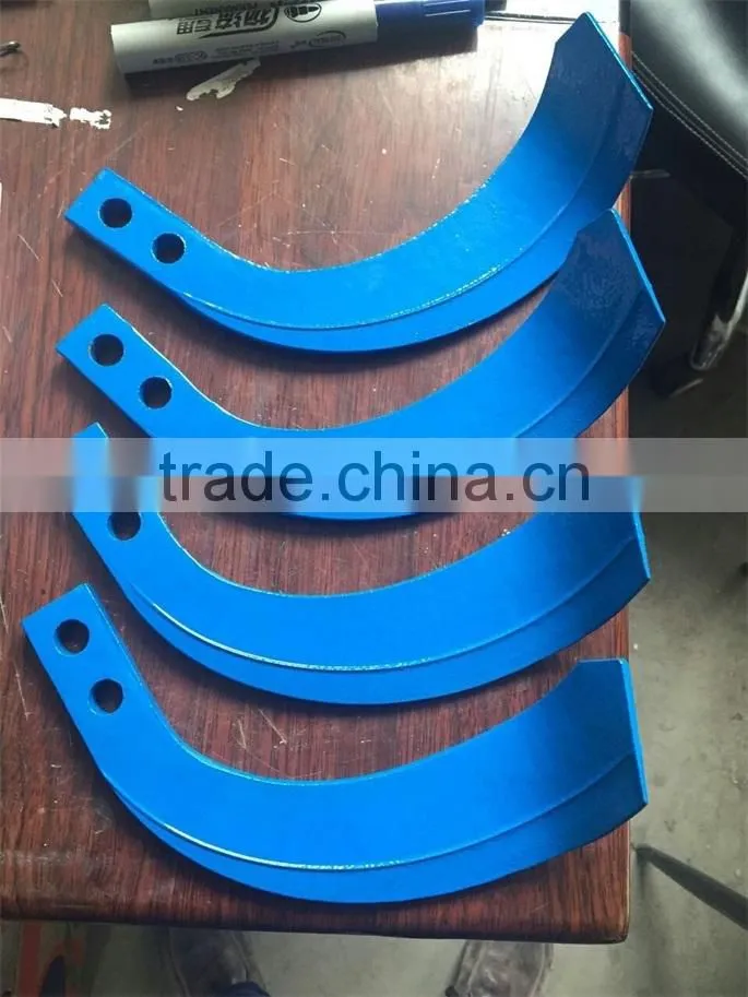 Walking tractor standard size iron black coulter blades