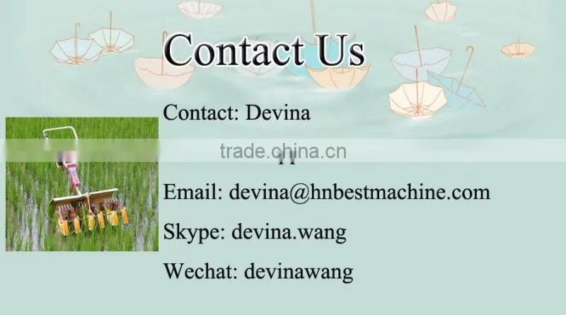 Mini Weeder Rice Paddy Weed Removing Machine / Gasoline engine power paddy weeder