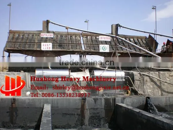 Largy capcity magnetic separator for sand iron concentrate line