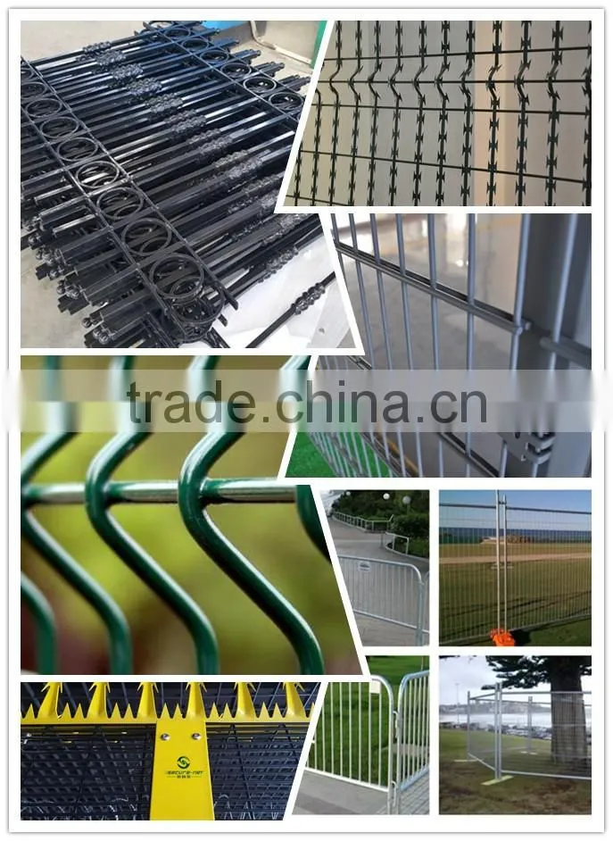 Hot Polular Perforated Steel Picket Security Fence Panel Wrought Iron Rigidit Panel