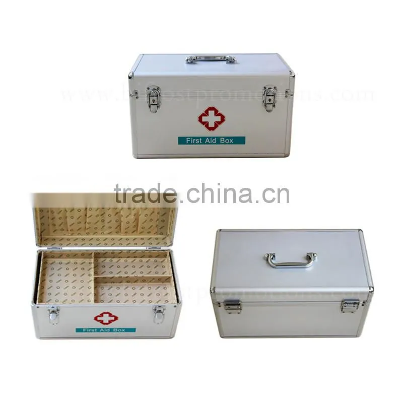 Home Metal Box Aluminum Medical First Aid Kit