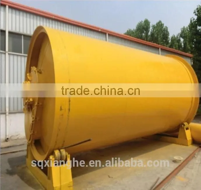 45%-55% output waste tires to oil pyrolysis machine