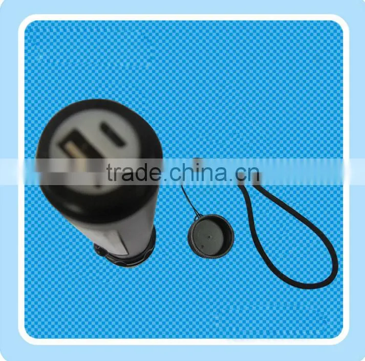 China manufacture aluminium alloy body usb phone charger solar torch