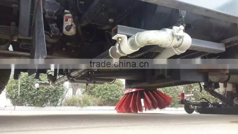 front loader road sweeper /with water washing function