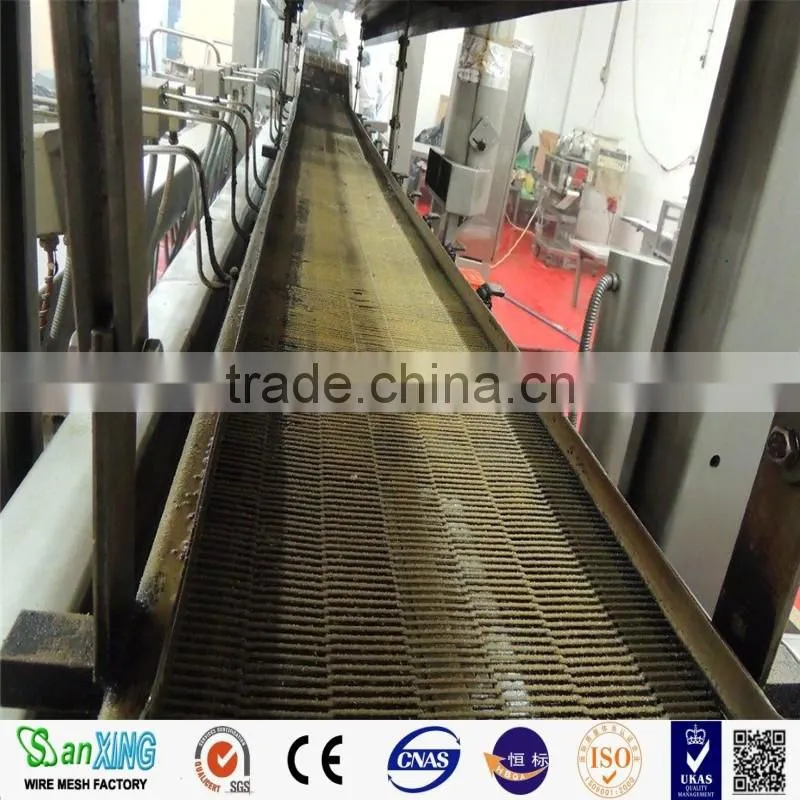 Stainless steel chain driven belts ss conveyor belt mesh for machines