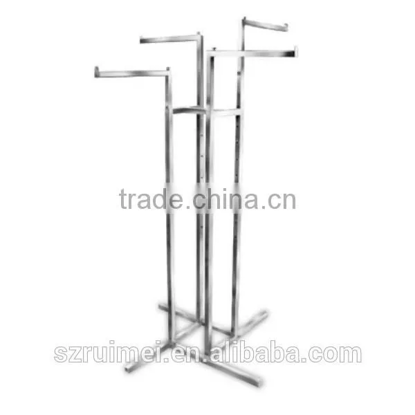 Metal Display Standing 2 Way Clothing Rack