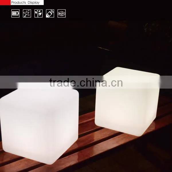 LED growing cube chair for bar