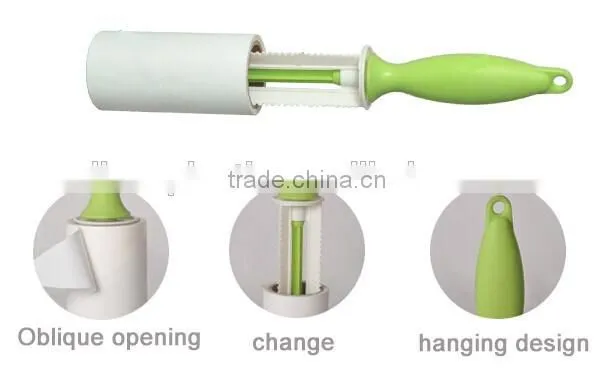 Household cleaning cloth Lint Roller With 3 Roll Adhesive Paper