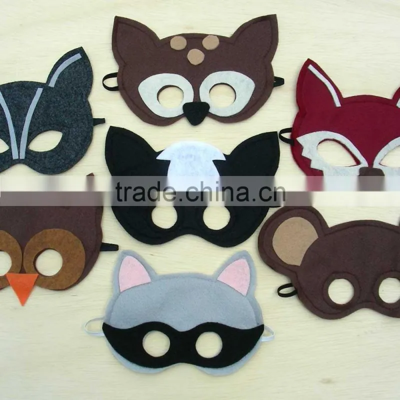 Customized Halloween decoration felt mask