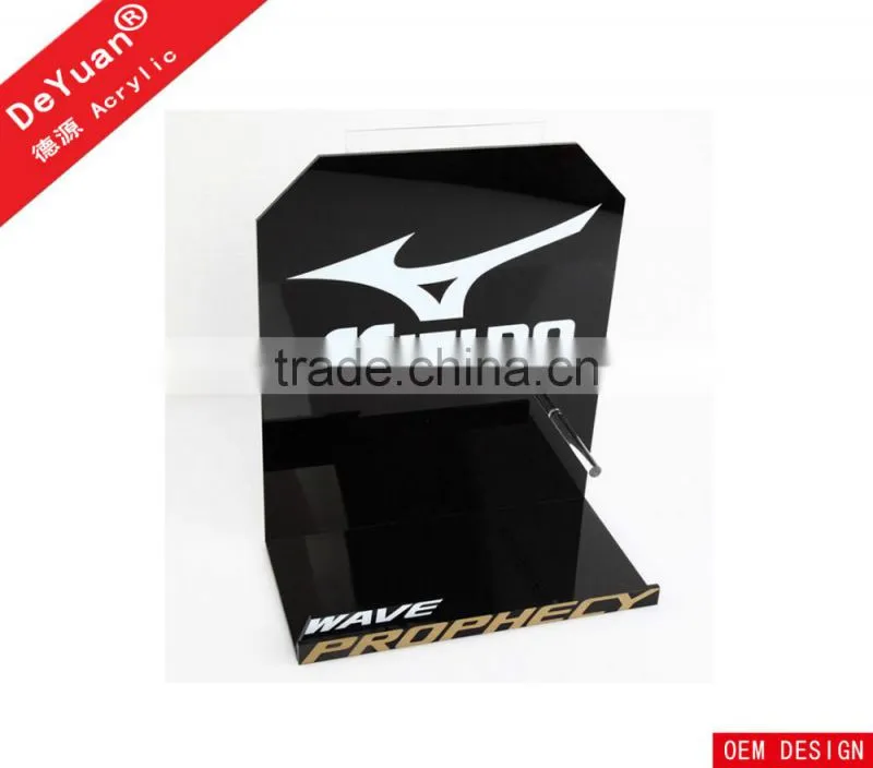 Top Grade Black Acrylic Shoes Display Stand