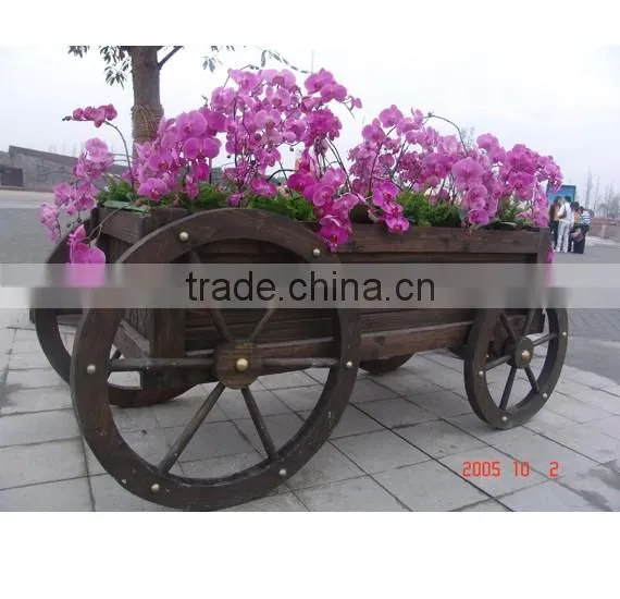 Arlau Outdoor street wooden flower pot