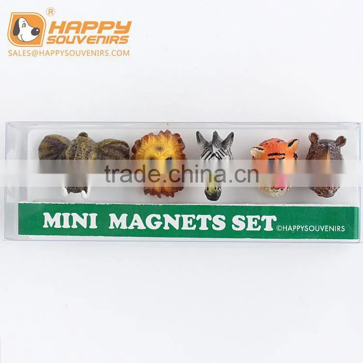 Lion polyresin fridge magnet for home decor