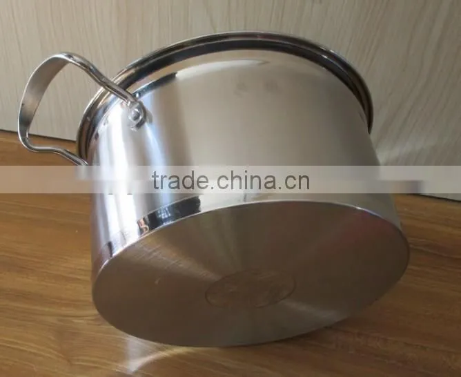 Colorful Stainless Steel Induction Bottom Soup Pot cooking pot set