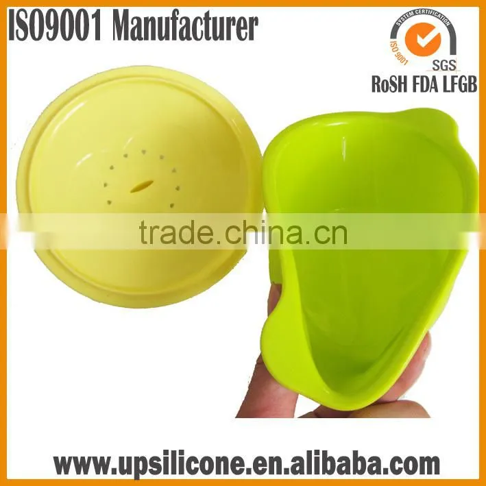 BPA Free flexible silicone baby bowl