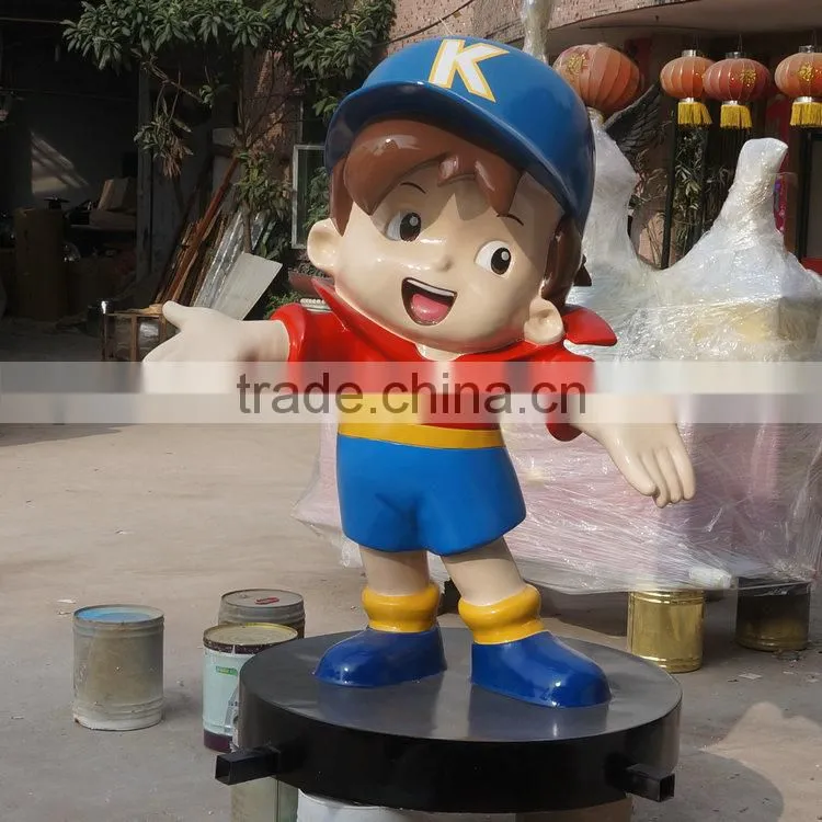 Fiberglass display cartoon figurine