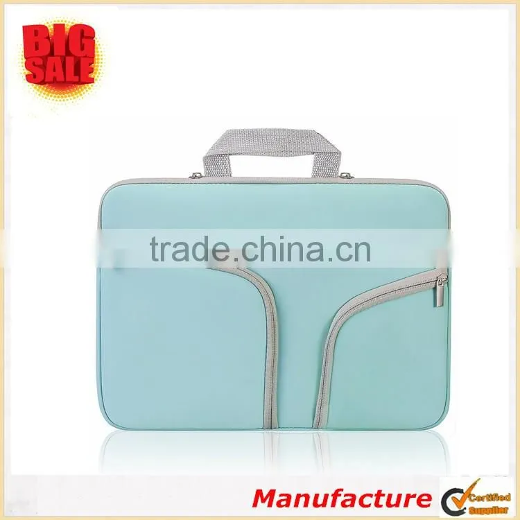 2017 Hot sell Travel Bag Sleeve Case Neoprene Waterproof Laptop Sleeve Business Casual Travel Laptop for 13"