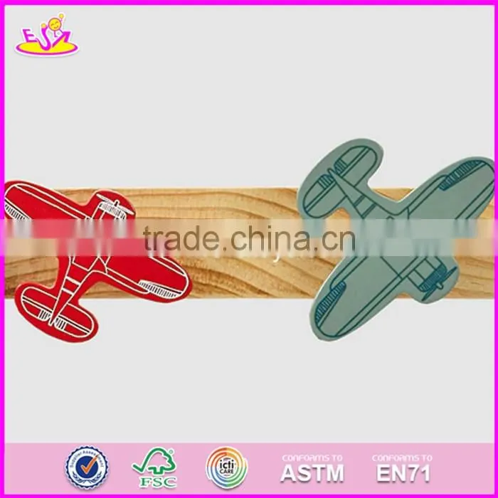 2017 New design children cartoon wooden coat hooks wall mounted W09B073