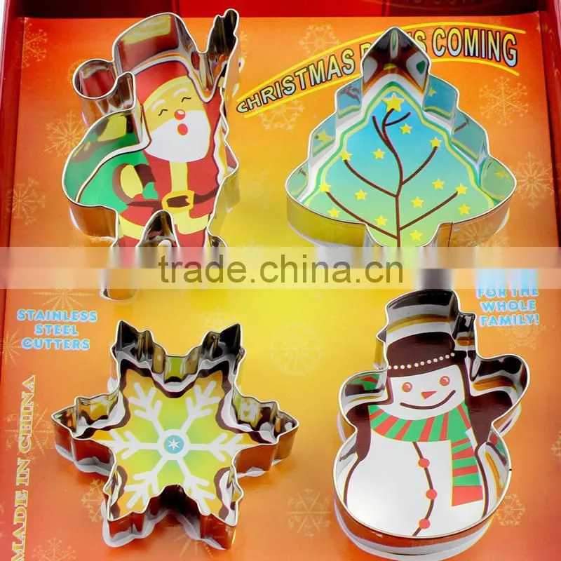 New Design stainless steel pasta cutter human shaped multi cookie cutter