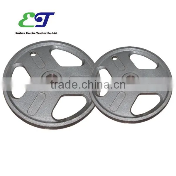 3 hole Olimpic bumper plates / fitness weight barbell plates / 10kg/20kg olimpic weight plates