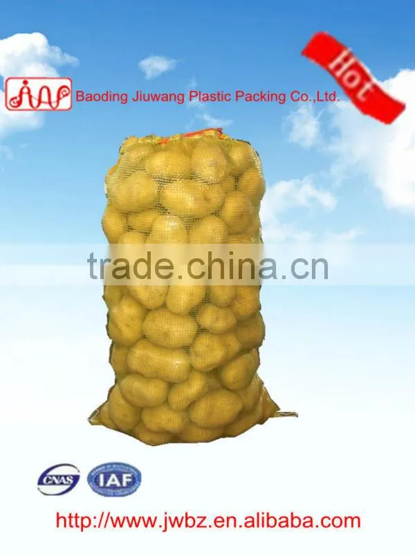Potatoes bags 10kg, raschel bags for potatoes high quality