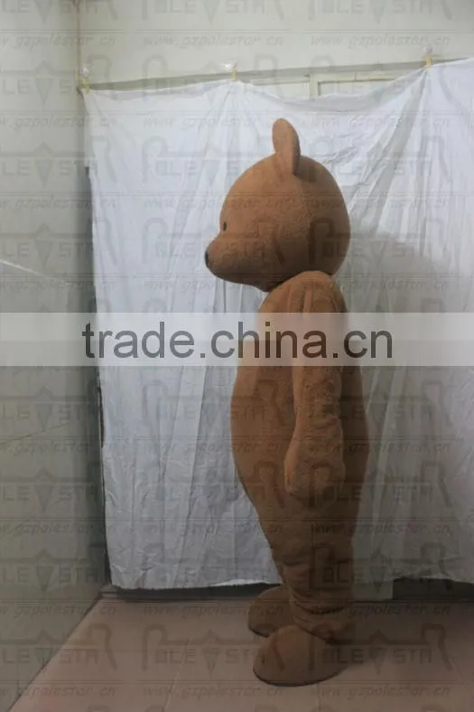 teddy costumes character quality fur bear mascot design