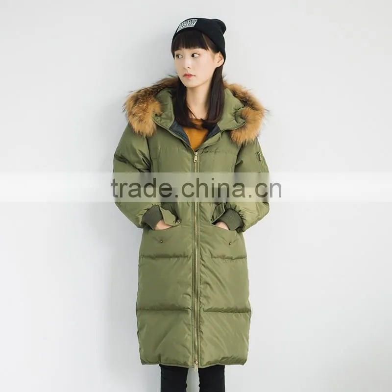 2016 new winter women jacket clothes down Cotton fur collar women's coat jacket