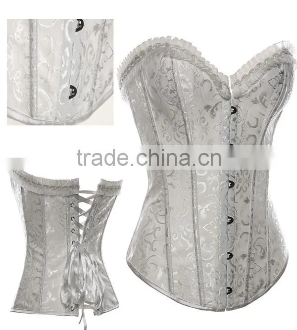 White Bridal Corset&Lingerie Bridal Shaping Corset Underbust Bridal Corset Low Bak