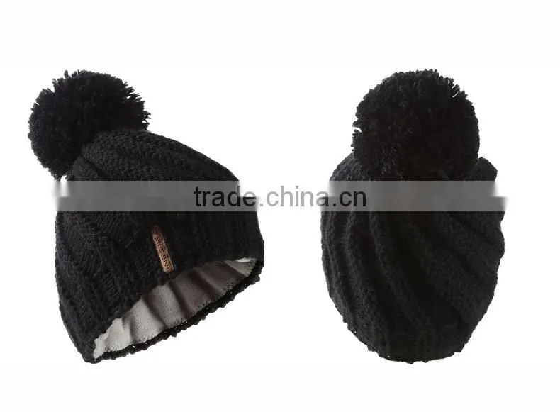 Hot sale high quality custom cheap wholesale beanie hat winter knitted hat with your logo