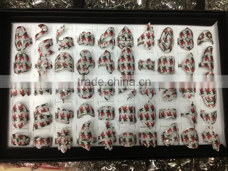 unique rainbow giltter rings promotion jewelry gifts 2014 cheap finger rings promotion jewelry best souvenir promotion gifts