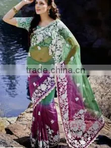 Attractive Party Wear Sarees SKU#17514
