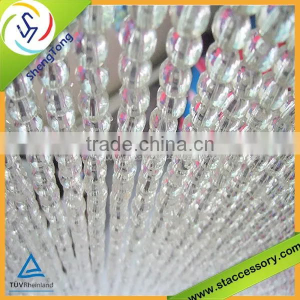 2015 popular wholesale plastic pearl bead curtain