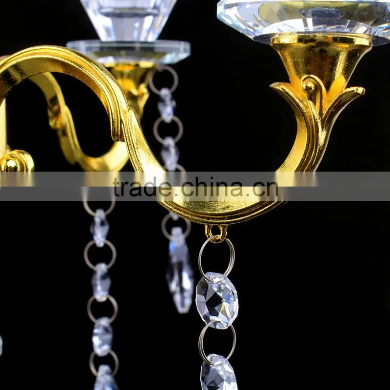crystal lotus candleholder