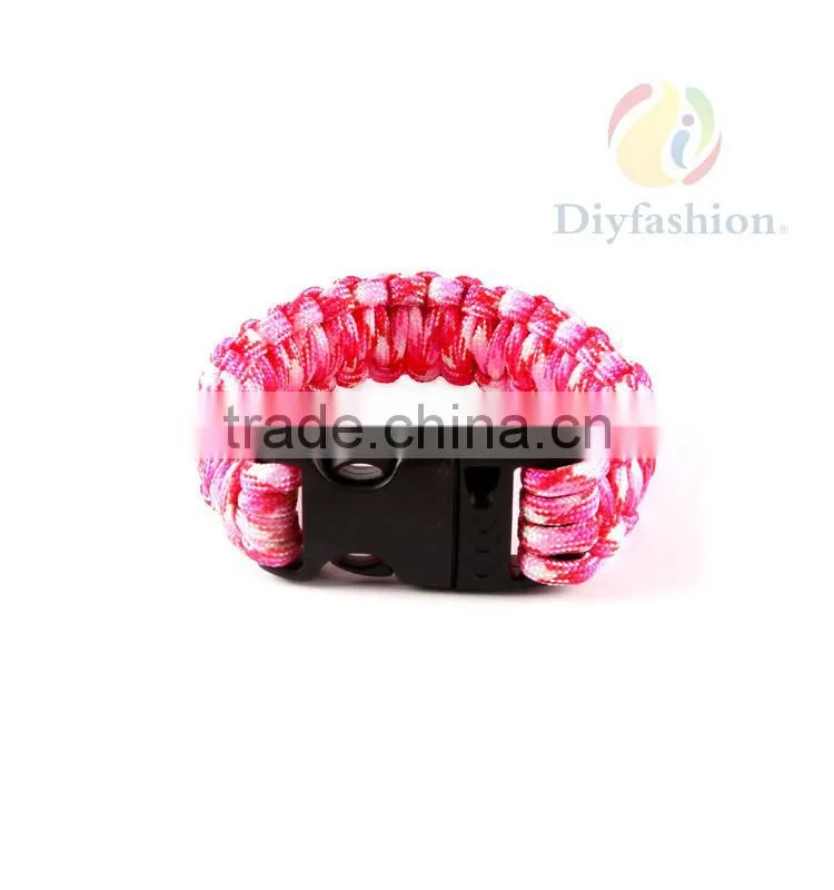 Fashion Double Braided Paracord Twisted Cord For Bracelet PV6020-9