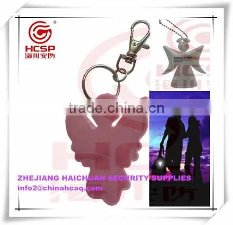 Popular Angel Reflective pvc Keychain