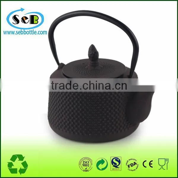 Chinese old fashion Cast Iron teapot for wholesale/LFGB passed