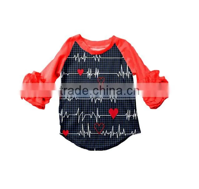 Valentine's Day boutique girl clothing girls valentine heart raglan mommy and me raglan shirts