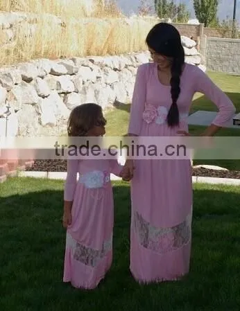 mommy and me maxi dresses strip dresses blue and white long dresses